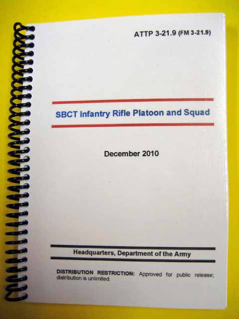 ATTP 3-21.9 SBCT Infantry Rifle Plt and Squad - Click Image to Close